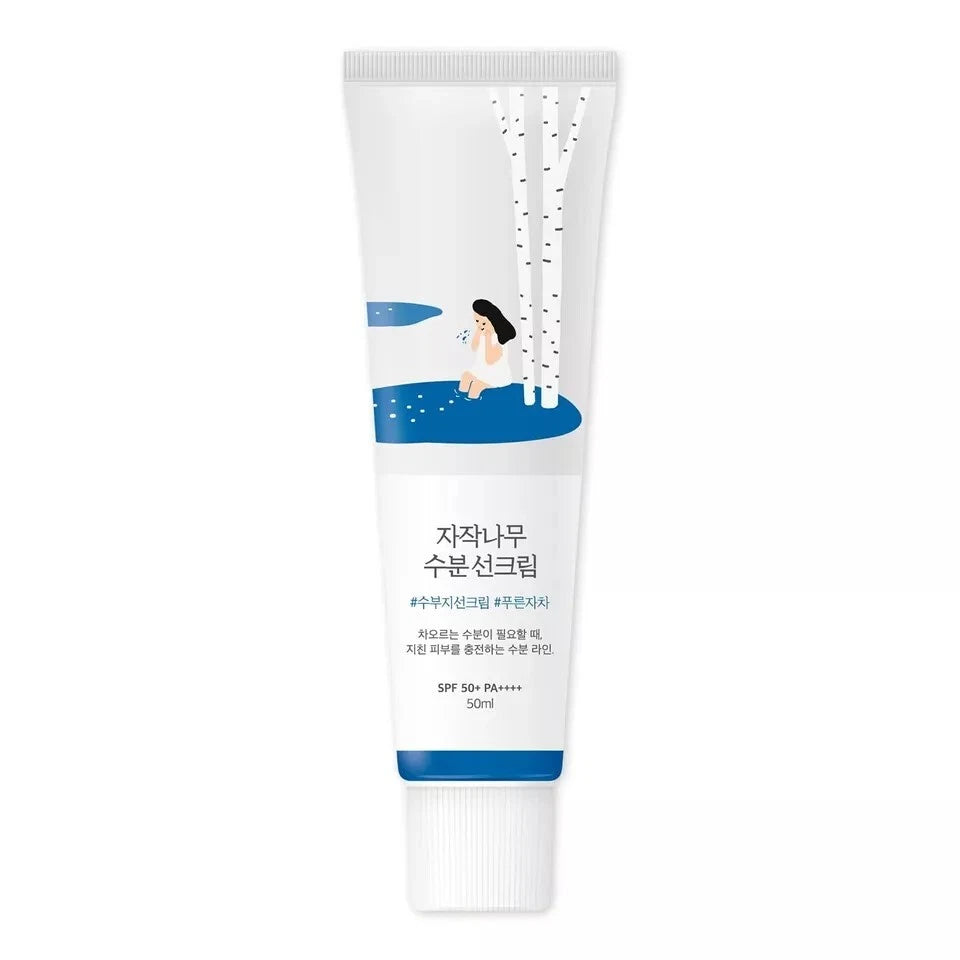 ROUND LAB Birch Juice Moisturizing Sun Cream SPF 50+ PA++++ 50ml+50ml